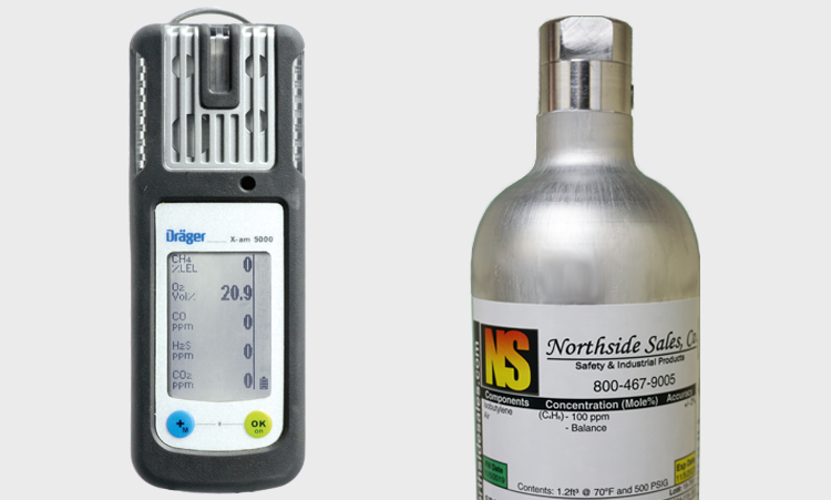 Calibration Gas for Draeger X-am 5000 Series Monitors