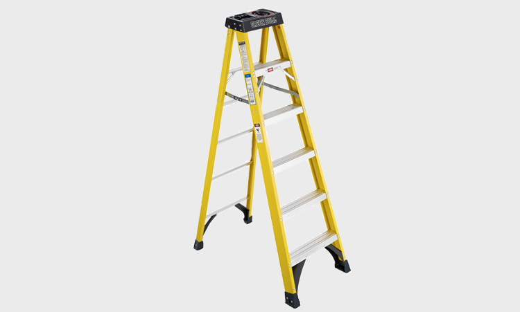 Single Step Fiberglass Ladders