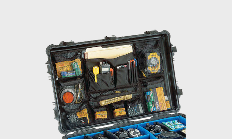 Pelican Case Lid Organizers