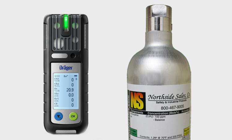 Calibration Gas for Draeger X-am 5800 Series Monitors