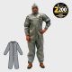 Kappler® Zytron® Z200 Coverall with Collar & Elastic Wrists and Ankles #Z2H417