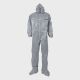 Lakeland - ChemMax 3 Coverall Hood, Elastic Face and Wrists,Flap Over Zipper, Attached Boots #C3T151