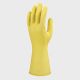 Latex Flocklined Yellow Gloves - Closeout