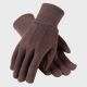 PIP - Brown Cotton Jersey Heavyweight Gloves #95-809
