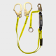 Guardian® Big Boss Extended Free Fall Lanyard - Steel Rebar Hook Connector (Twin Leg with 18
