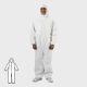 Kappler ProVent® Plus - Coverall w/ Hood, Elastic Back Waist, Wrists, Ankles and Face Opening - #PPH428