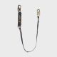 Guardian® Arc Flash Shock Absorbing Lanyard - Steel Snap Hook Leg Connector (Single Leg)